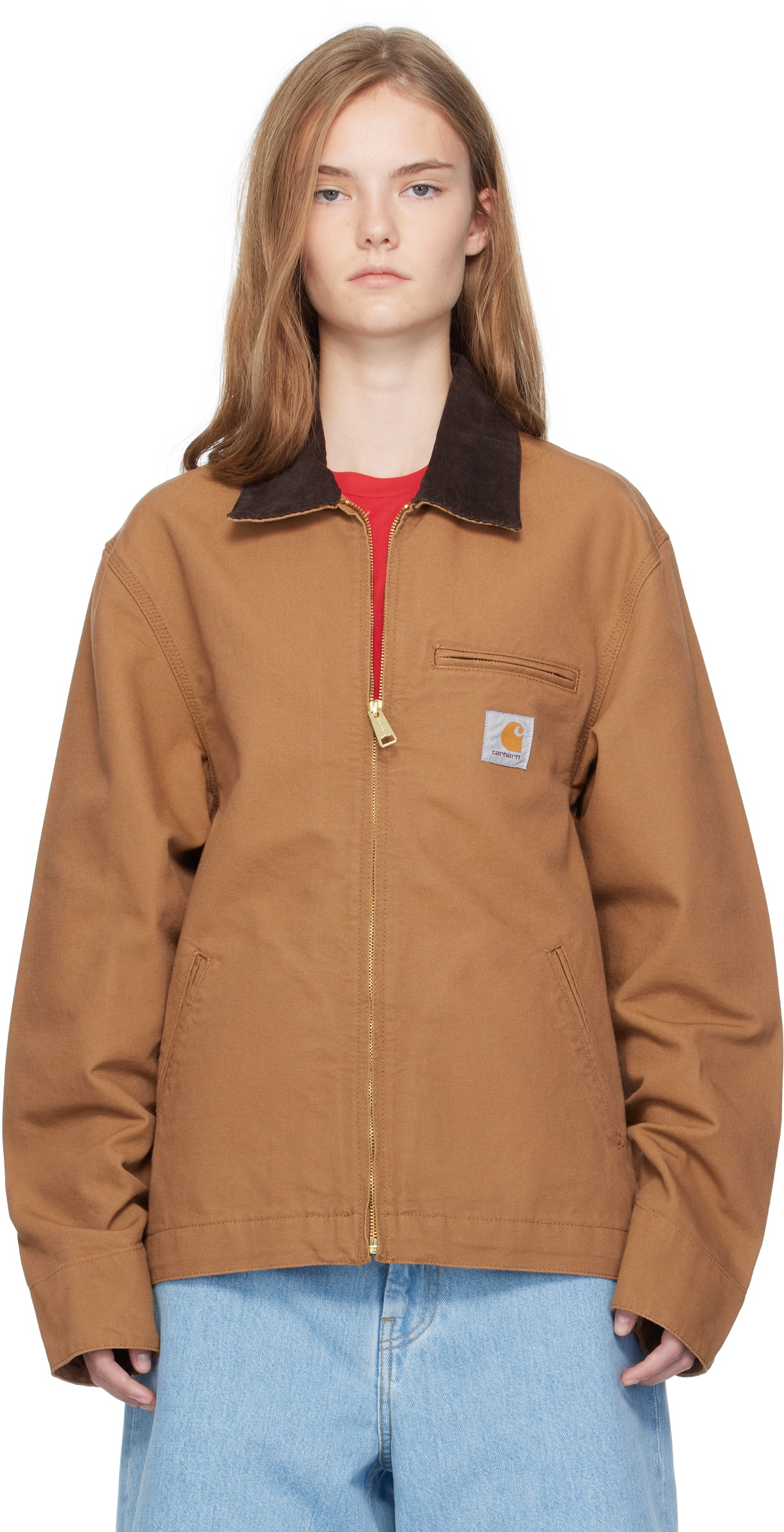 Carhartt Work In Progress Brown Detroit Jacket