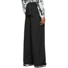 Sasquatchfabrix. Black Nylon Overalls