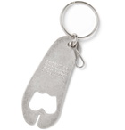 Maison Margiela - Tabi Engraved Silver-Tone Key Ring - Silver