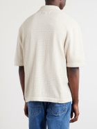Corridor - Pointelle-Knit Organic Cotton Shirt - Neutrals