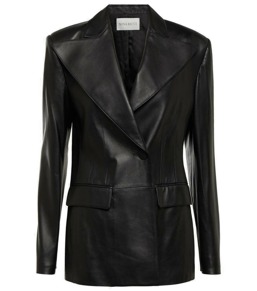 NINA RICCI EVOLUTION リアルレザー レザージャケット NINA RICCI EVOLUTION リアルレザー レザージャケット 【公式通販】