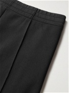 Bottega Veneta - Pleated Panelled Tech-Jersey Track Pants - Black
