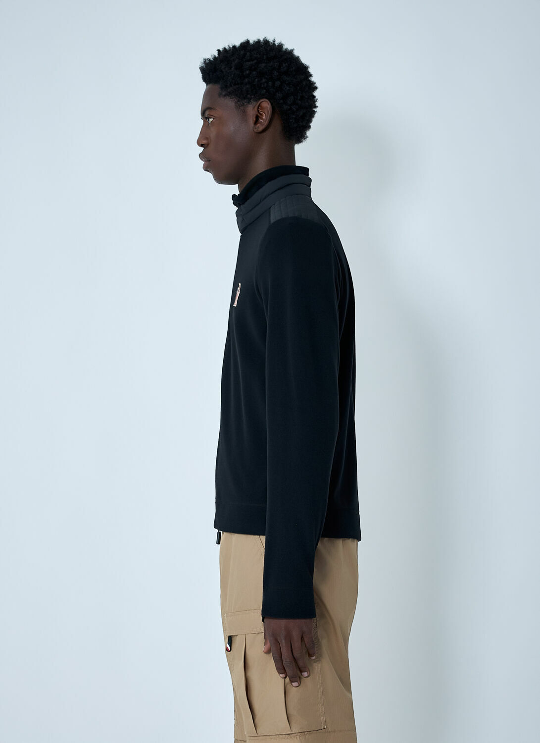 Moncler Grenoble Logo Patch Zip-Up Jacket