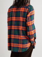 Engineered Garments - Brushed Checked Cotton-Flannel Shirt - Multi