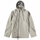 Norse Projects Men's Stand Collar Gore-Tex 3L Shell in Mid Khaki