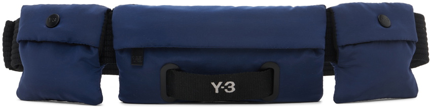 Y-3 Blue Utility Belt Bag Y-3