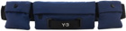 Y-3 Blue Utility Belt Bag