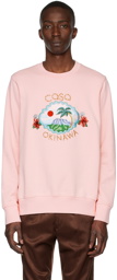 Casablanca Pink 'Casa Okinawa' Sweatshirt