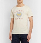 RRL - Slim-Fit Printed Cotton-Jersey T-Shirt - Cream