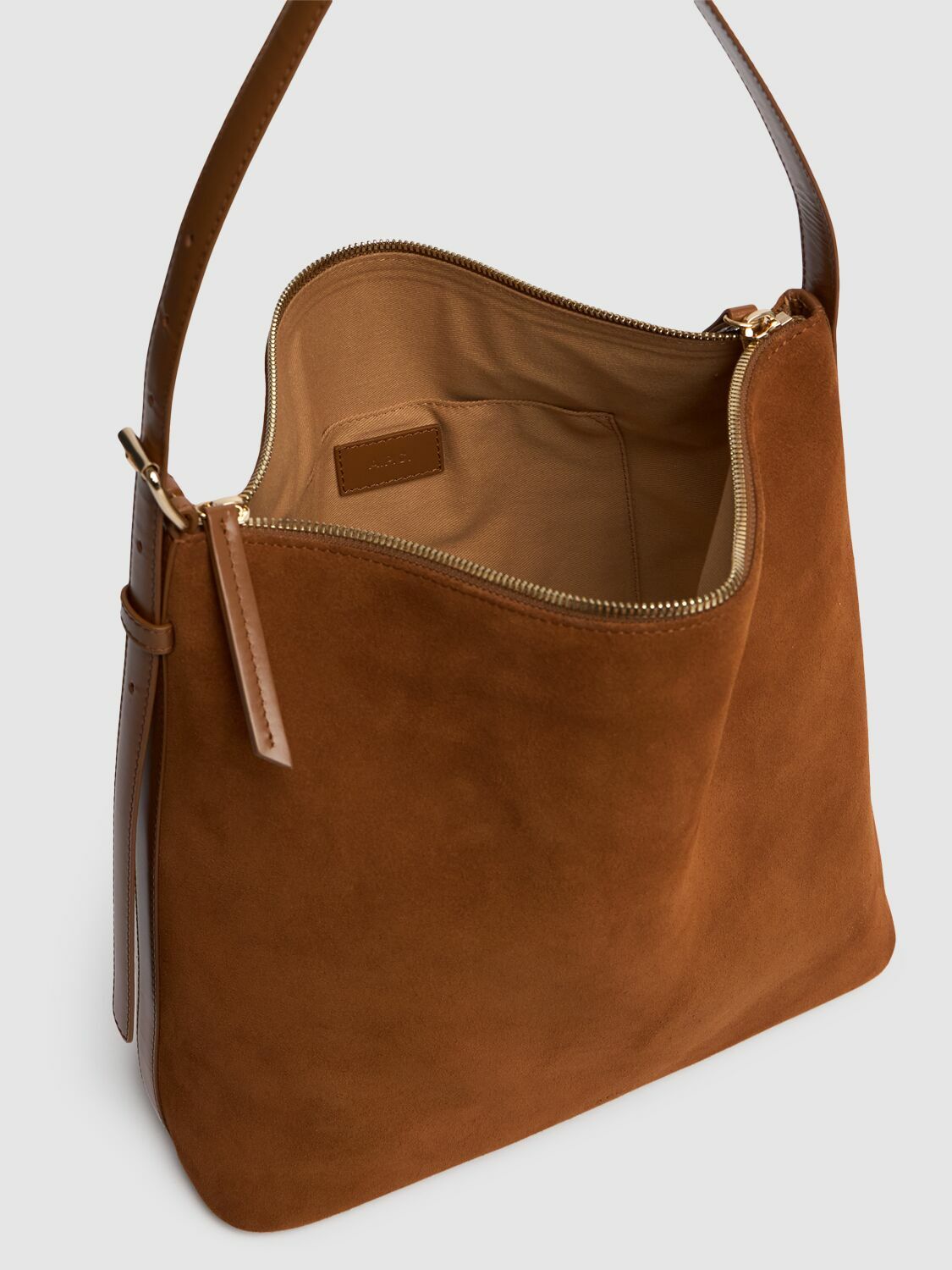 トートバッグ A.P.C. Beige Suede Vera Shoulder Bag Vera bag | Grained leather and smooth leather | A.P.C.