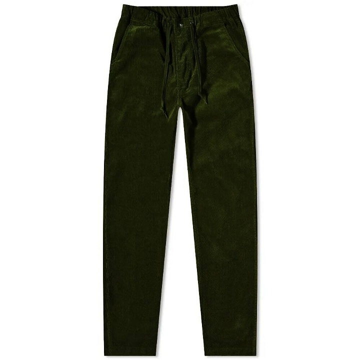 Photo: orSlow Men's New Yorker Stretch Corduroy Pant in Army Green
