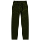 orSlow Men's New Yorker Stretch Corduroy Pant in Army Green