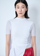 Sia Arnika Draped Mesh Top