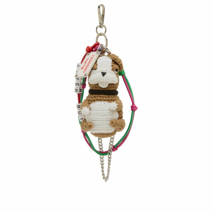 Photo: Charles Jeffrey Loverboy Women's Character Crochet Bag Charm in Bulldog 