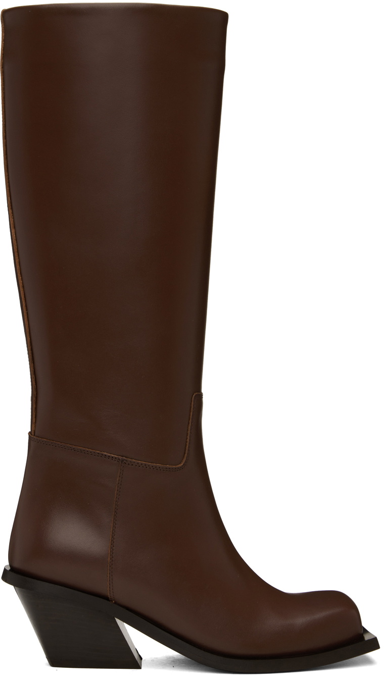 GIABORGHINI Brown Blondine Boots Gia Borghini