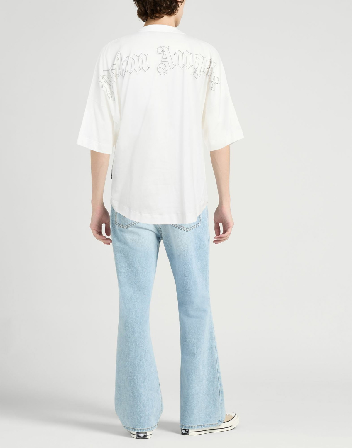 Palm Angels Mens T-shirt in White