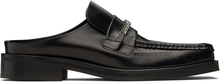Photo: Martine Rose Black Square Toe Mules