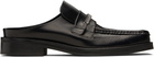 Martine Rose Black Square Toe Mules