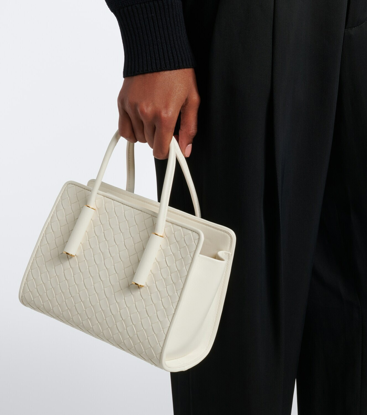 Bottega Veneta Barbara Small leather top-handle bag