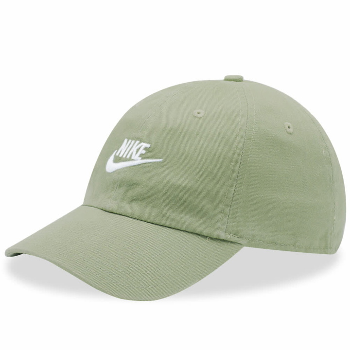 Photo: Nike Men's Futura Washed H86 Cap in Oil Green/White