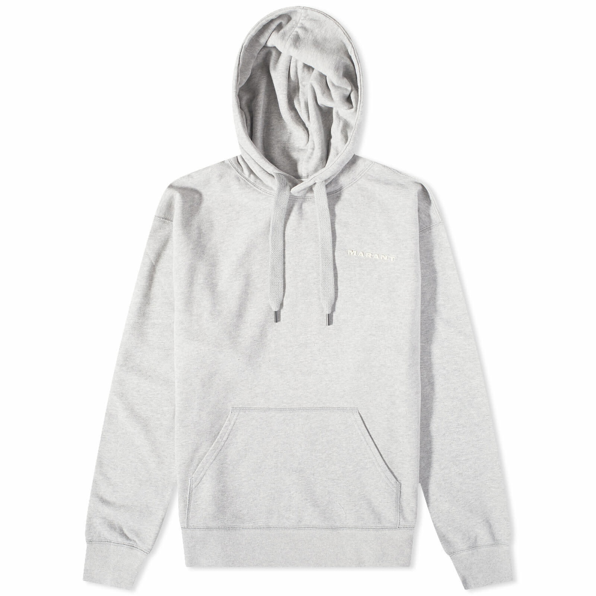 Isabel Marant Men's Marcello Logo Hoody in Grey Isabel Marant