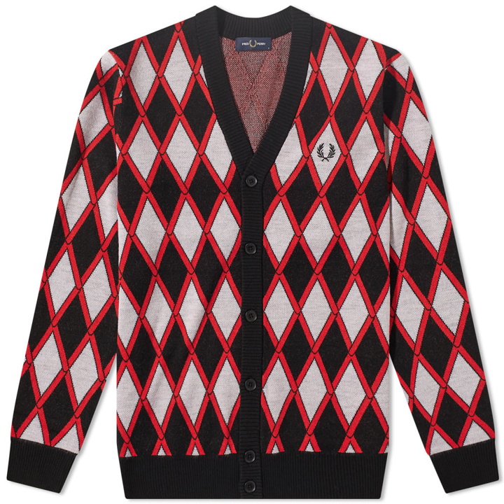 Photo: Fred Perry Harlequin Cardigan