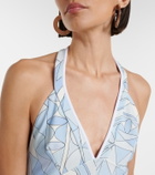 Pucci Manuba halterneck jersey romper