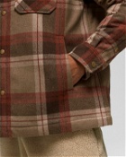 One Of These Days One Of These Days X Woolrich Flannel Overshirt Brown - Mens - Overshirts