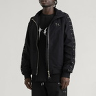 Thug Club Men's Triple Line Stud Track Jacket in Black