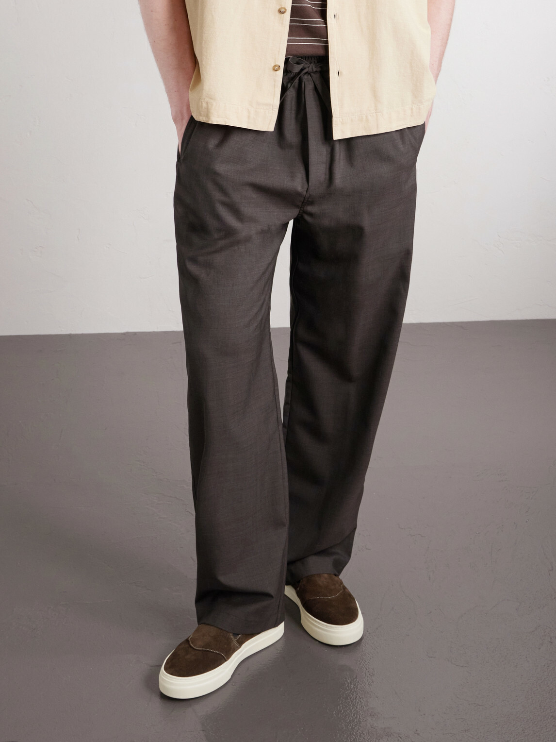 Omni - Lister Suede Slip-On Sneakers - Brown
