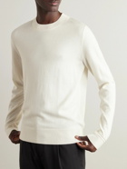 Mr P. - Curtis Cashmere Sweater - White