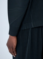 Homme Plissé Issey Miyake Pleated Button-Up Jacket