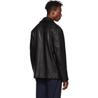 Acne Studios Black Leather Lance Jacket