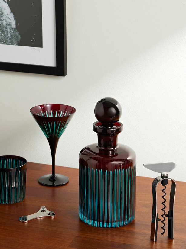 Photo: L'Objet - Prism Glass Decanter