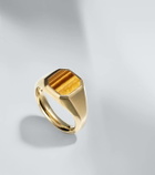 David Yurman Streamline® 18kt gold ring with tiger's eye