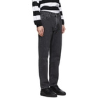 AMI Alexandre Mattiussi Black 5 Pockets Jeans