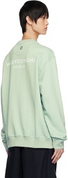 Wooyoungmi Green Printed Sweatshirt