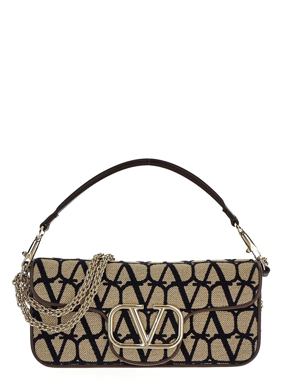 Valentino Garavani Locò Toile Iconographe Shoulder Bag