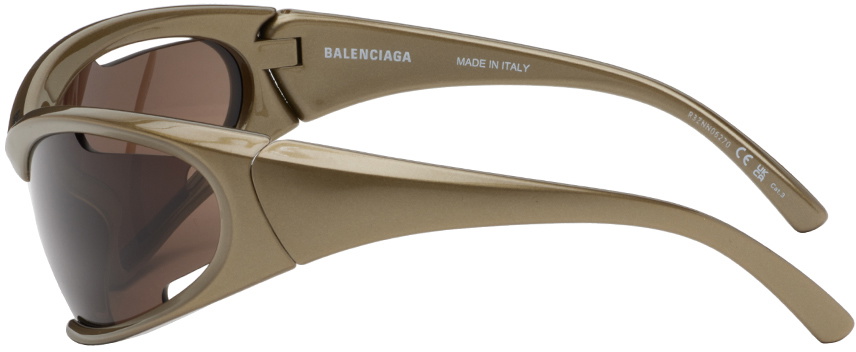 【BALENCIAGA】 DYNAMO RECTANGLE Balenciaga Black Dynamo Rectangle Sunglasses Balenciaga