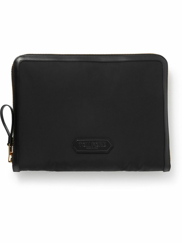 Photo: TOM FORD - Leather-Trimmed Nylon Document Holder