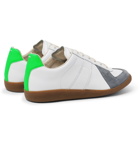 Maison Margiela - Replica Leather and Suede Sneakers - Men - White