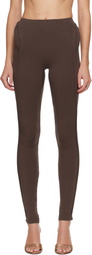 Ottolinger Brown Sculpted Hip Leggings