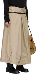 HODAKOVA Beige Upside Down Maxi Skirt