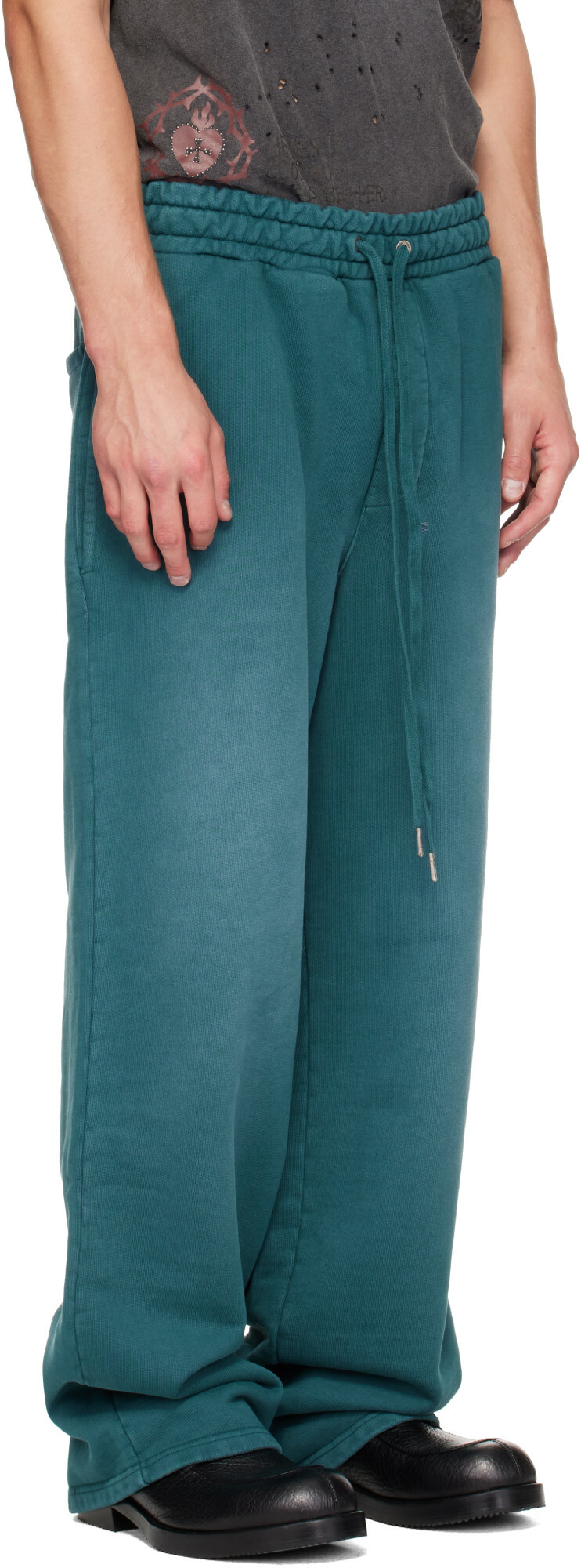 Ksubi Green Rugged Synthesis Sweatpants