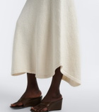Aya Muse Kena knitted cotton midi skirt
