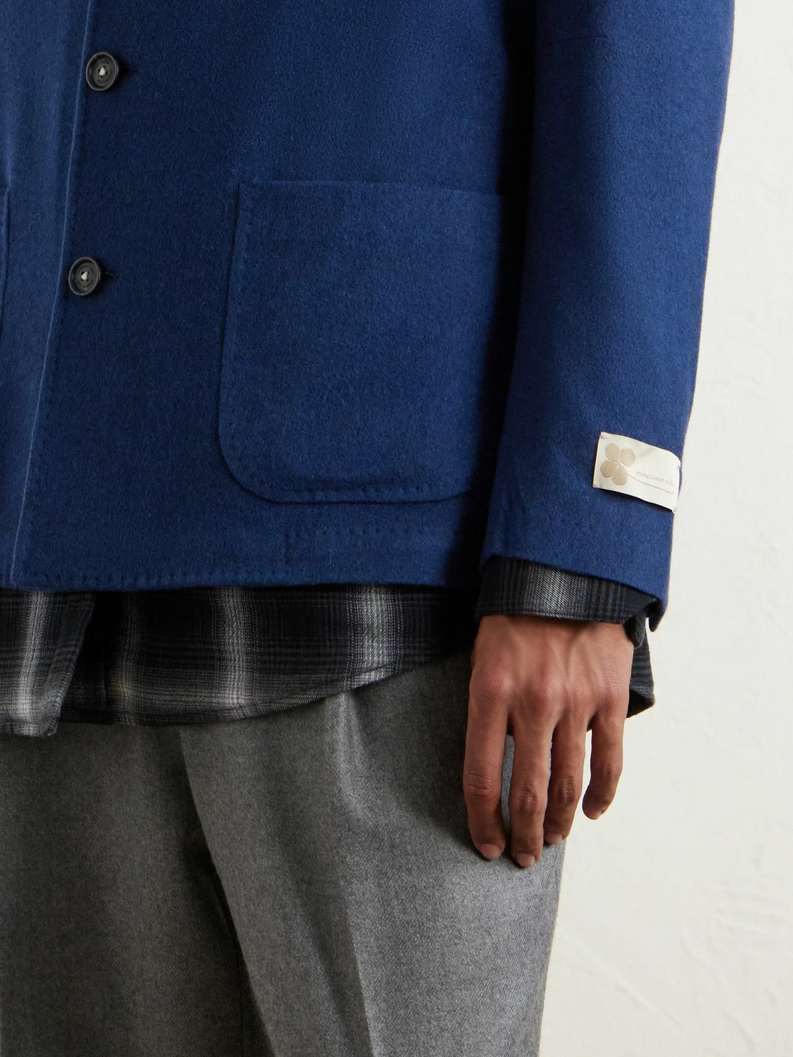 Massimo Alba - Bali Virgin Wool, Silk and Cashmere-Blend Blazer - Blue