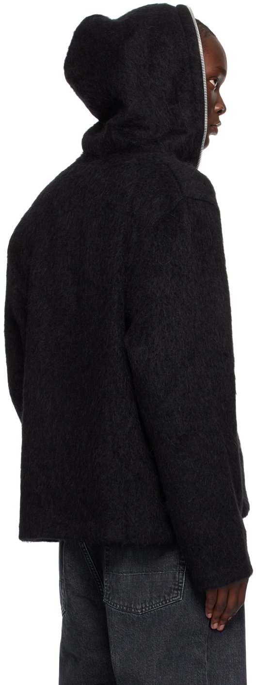 OUR LEGACY Black Full Zip Hoodie Our Legacy
