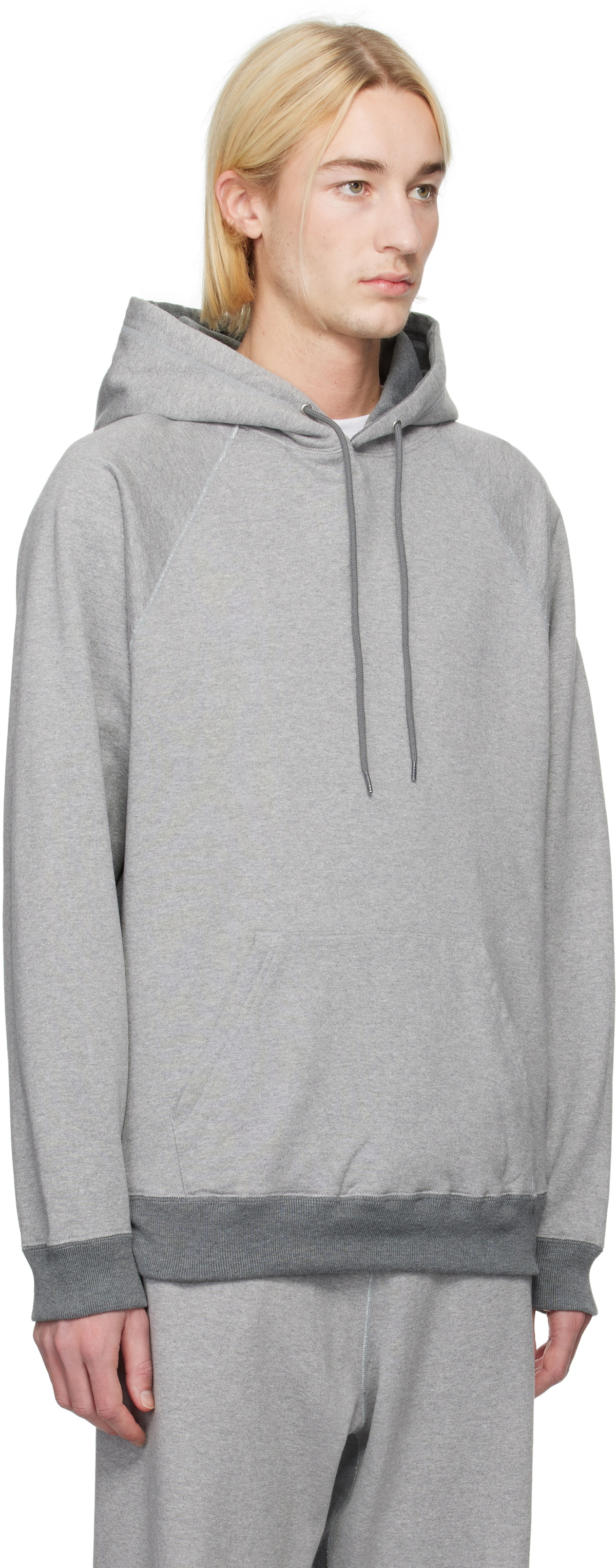 nanamica Gray Pullover Sweat Hoodie Nanamica