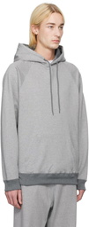 nanamica Gray Pullover Sweat Hoodie