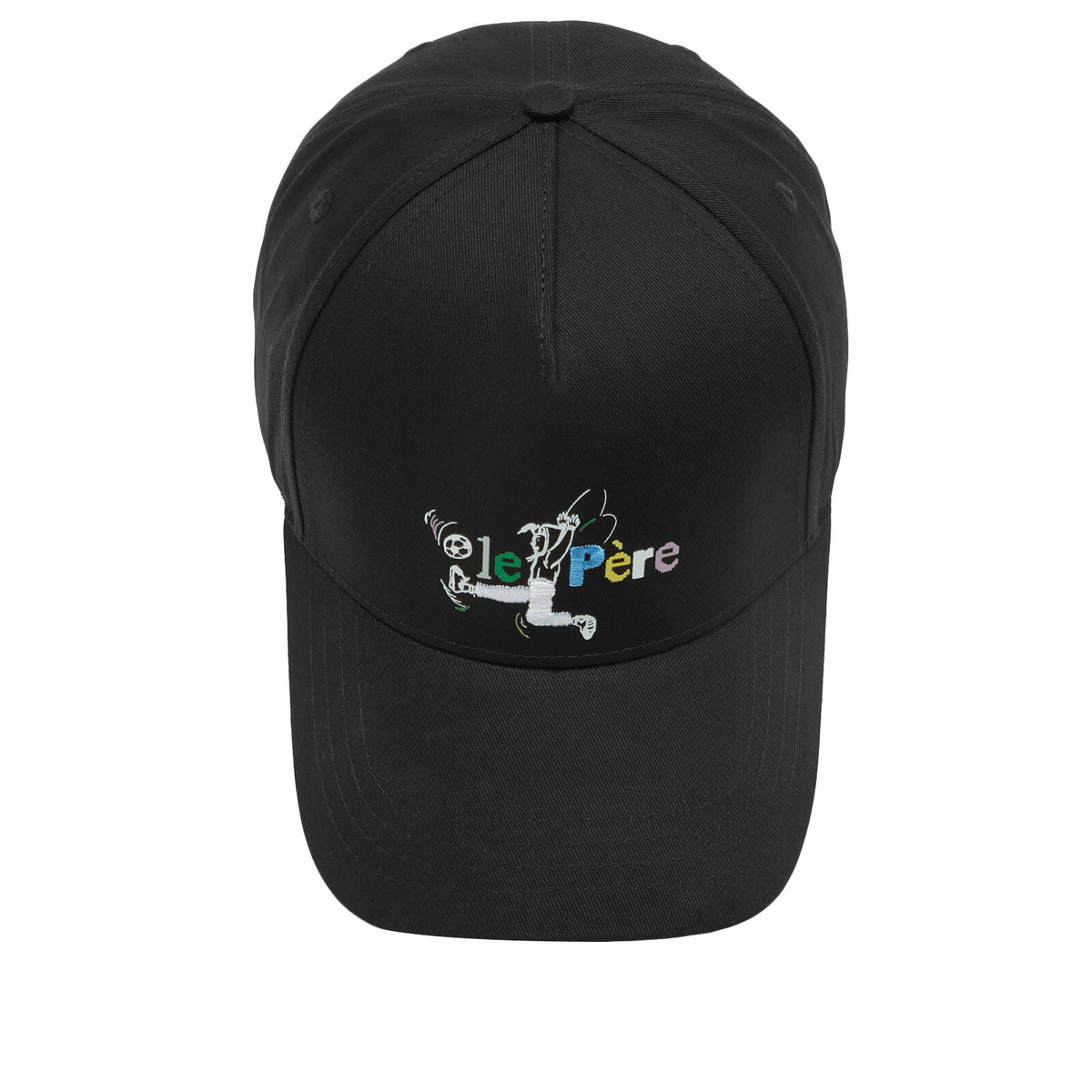 Le Père Men's Charlie Logo Cap in Black 